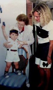 Ryan at 2 with Dr. Barber & mom