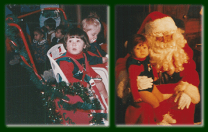 Ryan's 1st Christmas Play & Santa Collage