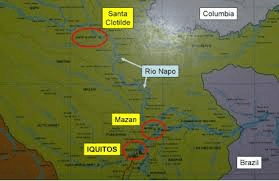Map of Santa_Clotilde Peru