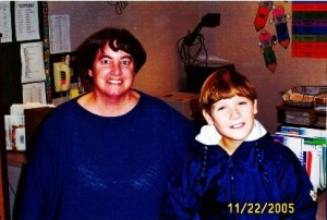 Ryan and his 6th grade teacher, Mrs. Newsham.