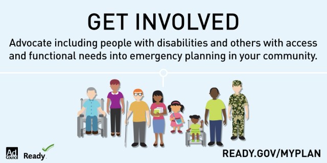 Graphic: Get Involved.